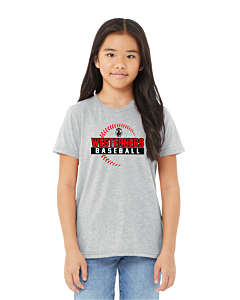 BELLA+CANVAS ® Youth Triblend Short Sleeve Tee - DTG - Logo 1-Athletic Gray Triblend