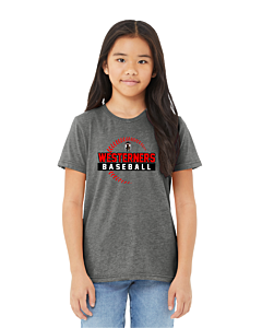 BELLA+CANVAS ® Youth Triblend Short Sleeve Tee - DTG - Logo 1-Gray Triblend