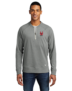 New Era ® Sueded Cotton Blend 1/4-Zip Pullover - Embroidery 