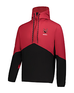 Russel - Legend Hooded Pullover - Embroidery -True Red/True Black