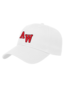 X-Tra Value Structured Cap - Puff Embroidery Logo &amp; "Westerners" on back-White